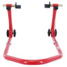 Béquille d'Atelier Lève Moto Arrière + Avant Universel Rouge 250 Kg