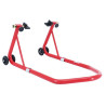 Béquille d'Atelier Lève Moto Arrière + Avant Universel Rouge 250 Kg