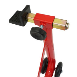 Béquille d'Atelier Lève Moto Arrière + Avant Universel Rouge 250 Kg