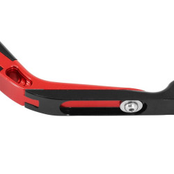 Levier de Frein et d'Embrayage Moto Réglable, Repliable Avoc Rouge Noir Anodisé pour Yamaha 700 MT-07