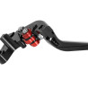 Levier de Frein et d'Embrayage Moto Réglable, Repliable Avoc Noir Anodisé pour Yamaha 700 MT-07