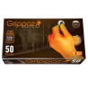 Boîte de 50 Gants d'Atelier Nitrile Orange Grippaz