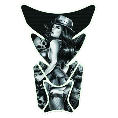 Protection de Réservoir Moto Lethal Threat Gangster Girl 180 x 220 mm