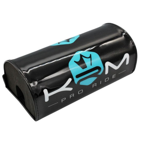 Mousse de Guidon Moto Cross KRM Pro Ride Noir / Turqoise - Sans Barre