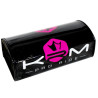 Mousse de Guidon Moto Cross KRM Pro Ride Noir / Rose - Sans Barre