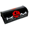 Mousse de Guidon Moto Cross KRM Pro Ride Noir / Rouge - Sans Barre