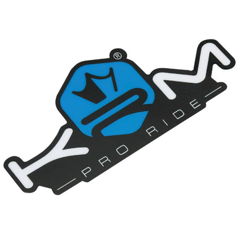 Autocollant KRM Pro Ride Bleu 80 x 40 mm