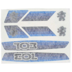 Kit Autocollant pour Peugeot 103 Bleu