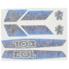 Kit Autocollant pour Peugeot 103 Bleu