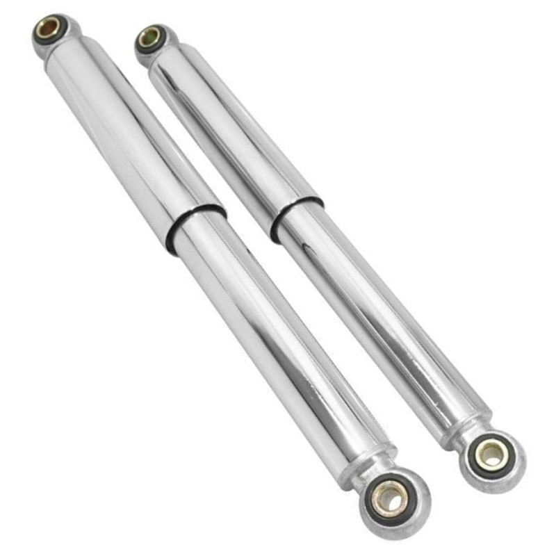 Amortisseur Chromé Lisse pour Peugeot 103 (Entraxe 320 mm)