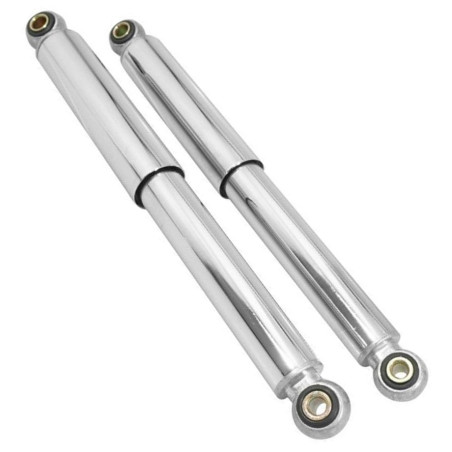 Amortisseur Chromé Lisse pour Peugeot 103 (Entraxe 320 mm)