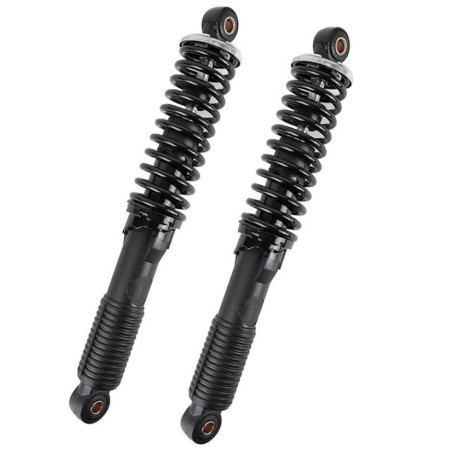 Amortisseur Arrière Réglable Noir pour Peugeot 103 / MBK 51 (Entraxe 320 mm)