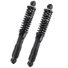 Amortisseur Arrière Réglable Noir pour Peugeot 103 / MBK 51 (Entraxe 320 mm)