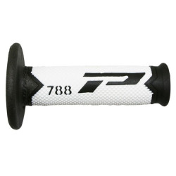 Poignées pour Guidon Moto Progrip 788 Noir / Blanc / Titane