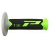 Poignées pour Guidon Moto Progrip 788 Vert / Noir / Gris