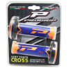 Poignées pour Guidon Moto Progrip 788 Orange Fluo / Bleu / Noir