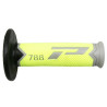 Poignées pour Guidon Moto Progrip 788 Gris / Jaune Fluo / Noir