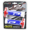 Poignées pour Guidon Moto Progrip 788 Blanc / Bleu / Rouge