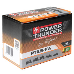 Batterie Power Thunder YTX9-FA 12 Volts 8 Ah