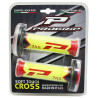 Poignées pour Guidon Moto Progrip 788 Rouge / Jaune Fluo / Noir