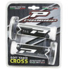 Poignées pour Guidon Moto Progrip 788 Blanc / Noir / Titane