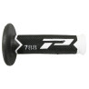 Poignées pour Guidon Moto Progrip 788 Blanc / Noir / Titane