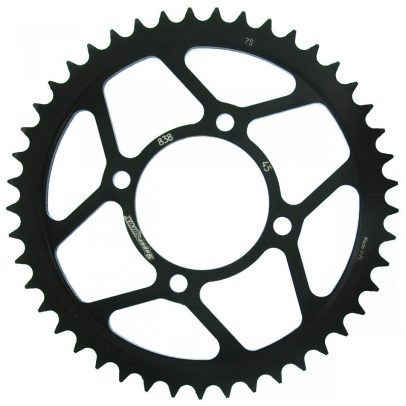 Couronne Acier Supersprox 45 Dents Pas 428 pour Yamaha YBR 125