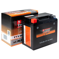 Batterie Power Thunder YTX12-FA 12 Volts 10 Ah