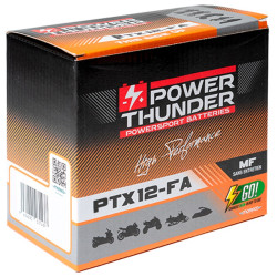 Batterie Power Thunder YTX12-FA 12 Volts 10 Ah