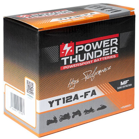 Batterie Power Thunder YT12A-FA 12 Volts 10 Ah