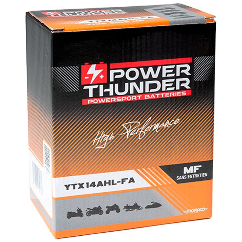 Batterie Power Thunder YTX14AHL-FA 12 Volts 14 Ah