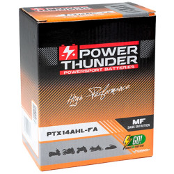 Batterie Power Thunder YTX14AHL-FA 12 Volts 14 Ah