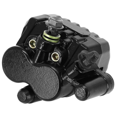 Étrier de Frein pour Scooter Chinois Double Piston Noir Gauche