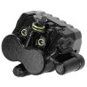 Étrier de Frein pour Scooter Chinois Double Piston Noir Gauche