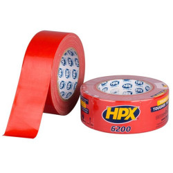 Ruban Adhésif Toile Type Américain HPX 6200 Rouge 48 mm x 25 Mètres