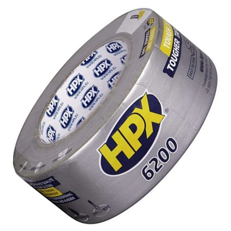 Ruban Adhésif Toile Type Américain HPX 6200 Gris 48 mm x 25 Mètres