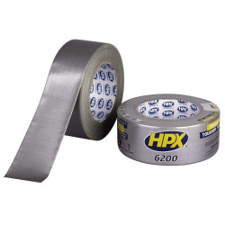 Ruban Adhésif Toile Type Américain HPX 6200 Gris 48 mm x 25 Mètres