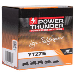 Batterie Power Thunder YTZ7S 12 Volts 6 Ah