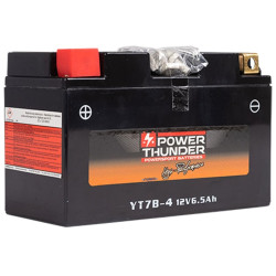 Batterie Power Thunder YT7B-4 12 Volts 6.5 Ah