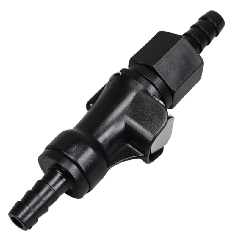 Raccord Rapide Coupe Circuit Essence à Clapet pour Durite Diamètre 6 mm