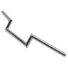Guidon Z Barre Lisse Acier Chromé pour Peugeot 103 / MBK 51 - Hauteur 5 cm
