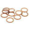 Lot de 10 Joints Bouchon de Vidange Cuivre Plat Artein Ø 14 x 20 x 1.5 mm