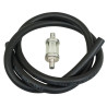 Kit Durite Essence 8x12 mm 1 Mètre Noir avec Filtre à Essence