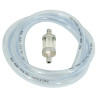 Kit Durite Essence 8x12 mm 1 Mètre Transparent avec Filtre à Essence
