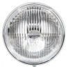Phare Avant Ø 140 mm Noir avec Cerclage Chromé et Interrupteur