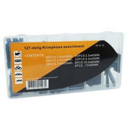 Coffret de 127 Gaines Thermo-Rétractables Noir