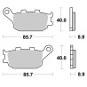 Plaquettes de Frein SBS 657 LS - Métal Fritté