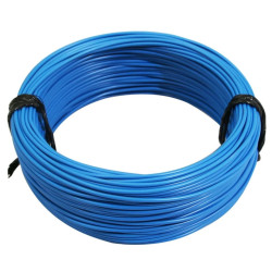 Fil Électrique Souple Bleu 1 mm² - 50 Mètres