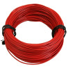 Fil Électrique Souple Rouge 1 mm² - 50 Mètres