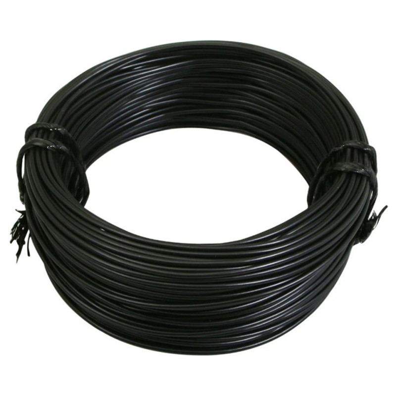 Fil Électrique Souple Noir 1 mm² - 50 Mètres